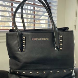 Christian Siriano Black Handbag